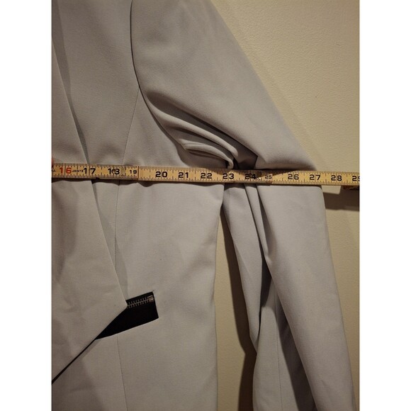 Nine West Two Tone Plus Size Open Blazer Grey And Black | Size 20W - Picture 12 of 12